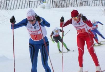 Анна Грушина под номером 5